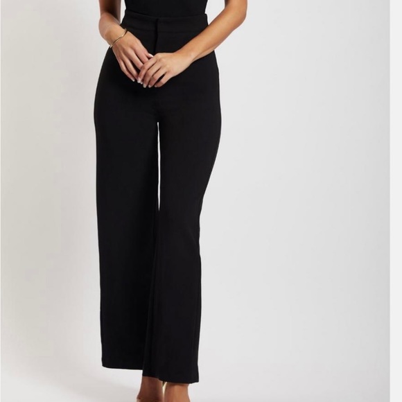 NWT Meshki Sofia Straight Leg Tan Pants - Picture 6 of 8